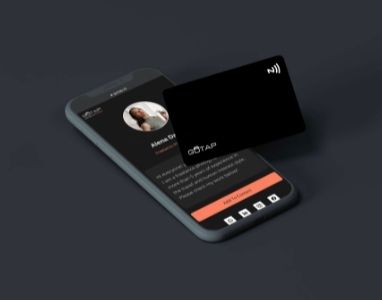 GOTAP Visitenkarte auf Handy